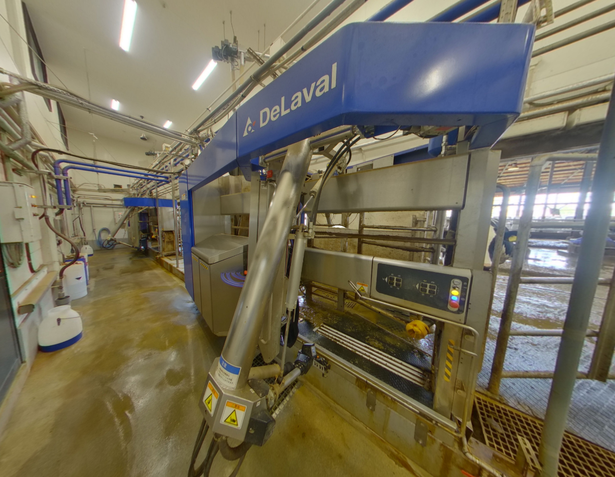 2020年に最新式の搾乳ロボット「VMS V300」を3台導入。導入以前の課題を最新システムで解決。